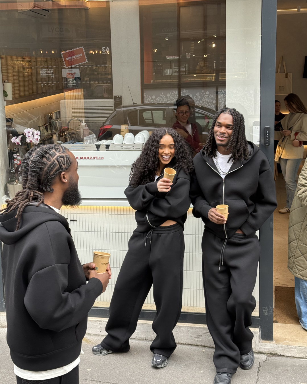 Washed Hoodie Met Satijnen Capuchon