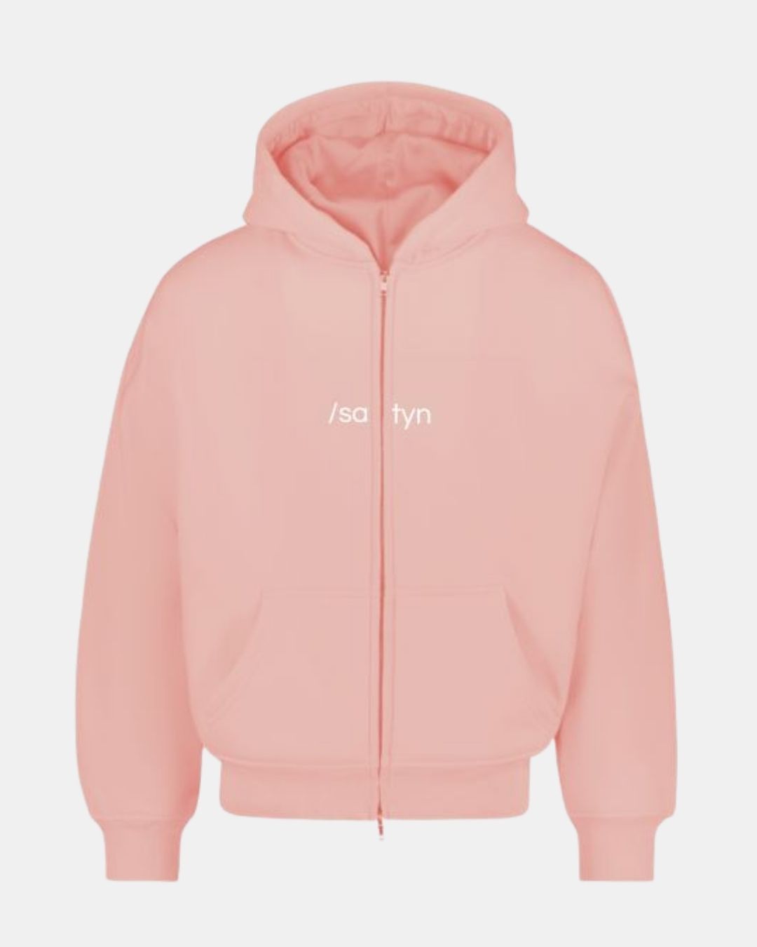 Hoodie Zip /satyn - Rose Evian - AUSVERKAUFT